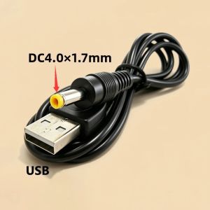 Cáp Chuyển Đổi Nguồn USB Sang DC 4.0x1.7mm 5V 1M Cho Máy Chơi Game PSP Bộ Định Tuyến DVD Hộp Xiaomi - Phụ Kiện Sạc