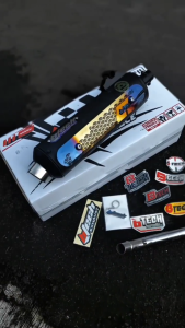 Knalpot Standar Racing BTECH Full set MOTOR VARIO125/150 BEAT SCOOPY MIO VARIO TAMENG PELANGI