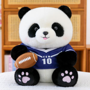QIAOSHANG | Cartoon Cute Sports Ball Plush Panda Toy
