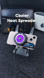 BlueWow X118 Ai Gaming Phone Cooler/Kipas Pendingin Cepat Ponsel Pendingin Ponsel Pengontrol Game Android Kipas Pendingin dan Pencegahan Panas Berlebih