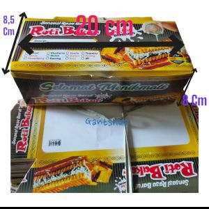 Kotak wadah roti bakar isi 25 pcs