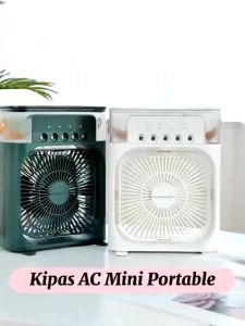 Kipas AC Pendingin Mini Portable Multifungsi / AC Mini / Kipas Angin Air Cooler Mobil Dan Ruangan Kipas Mini Termurah Terbaru Promo