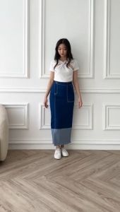 ROK JEANS WANITA SHERINA SKIRT JEANS - SYS CLOTHIER
