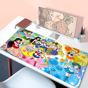 Bandai | Anime Gaming Accessories Mouse Pad Gamer Extended Desk Mat PC Computer Keyboard Pad S-Sailor Moons Mousepad Non Slip Desk Decor