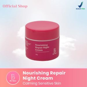 BG SKIN Night Cream Nourishing/Platinum original kulit sensitif