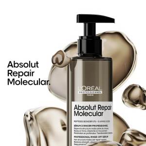L'Oreal Professionnel Absolut Repair Molecular Rinse-Off Serum 250ml ทรีตเมนต์เซรั่มแบบล้างออก คืนความแข็งแรงสู่เส้นผมได้ทันที คุณค่าประหยัดที่สุด 2,000 เหรียญ สำหรับการรับประทานของ L'Oreal Professionnel ผู้ที่ต้องการคุณสมบัติและมีความมั่นใจในการเสริมสร้างสุขภาพผิวห