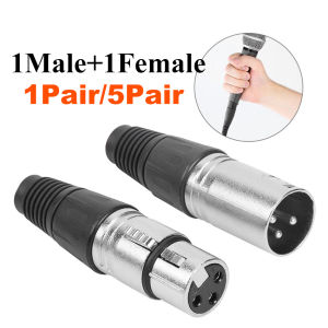 Paket Konektor Mic XLR Male + Female SOUNDMAX JACK SM-3MX SOCKET SM-3FX