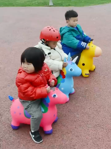 Jumping Horse Cattle for kids InflatableToys horse toy ride For Birthday gift My little bony