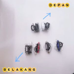 LAMPU JOK SEPEDA || LAMPU DEPAN BELAKANG SEPEDA CAS CHARGER DENGAN KABEL USB