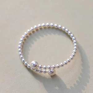 Abee Acc-1664 Gelang fashion wanita cantik Gelang Retro Pearl Bracelet Wanita luxury Celebrity Simple
