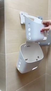 253 # FFCAT Toilet Storage Basket Hanging Bathroom Multipurpose Kitchen Home Household Wall-Mounted # 悬挂式置物篮 多功能挂篮