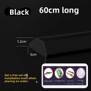 MONLEYTA | Easy Install Self-Adhesive Water Barrier Strip for Bathroom Shower and Kitchen