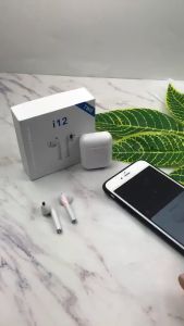 Tai Nghe Bluetooth 5.0 I.12 Plus tương Thích Với Các Dòng Smart-phone Tích Hợp Mic Nói Chuyện Điện Thoại Đi Kèm Dock Sạc Dự Phòng Âm Bass Sống Động