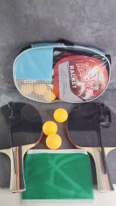 Bat / Bet Tenis Meja Butterfly Ping Pong Set Isi 2 Lengkap Net Tiang murah atk