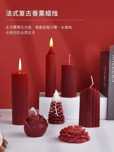 เทียนหอมความยาว 30 องศา ไม่ทำร้ายผิว เทียนหอมดอกไม้แบบหยดยาว กลิ่นหอมสำหรับตกแต่งบ้าน สไตล์วินเทจ กลิ่นหอมผสม