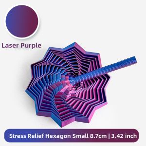 WANWEI | 3D Printed Creative Stress Relief Toy with Visual Illusion Foldable Polyhedron Desktop Decor