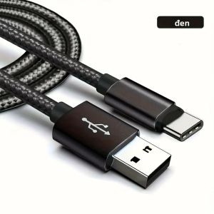 1/3 Cáp Sạc Nhanh USB Sang Loại C Bện Android Samsung Redmi Dây Sạc Điện Thoại Di Động Cao Cấp Không Chứa Hóa Chất