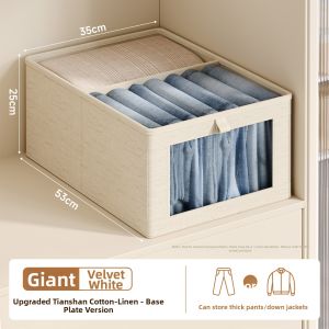 ANGTU | Layered Compartment Fabric Clothing Storage Box
