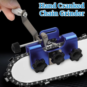 Hand Cranked Chain Grinder Portable Sanding Chain for Household Handheld Use