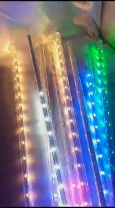Lampu Meteor Led Isi 10 Batang/Lampu Hias RGB(warna warni) 50cm