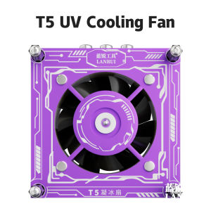Lanrui T5 UV Cooling Fan 3W Curing & Heat Dissipation for Mobile Phone Repair 3-Speed Adjustable with PD Fast Charge Tool