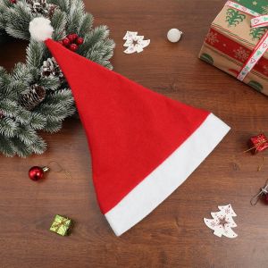 Santa Hat Xmas Holiday Hat for Adults And Kis Toy Christmas Hats With Light Christmas Party Supplies