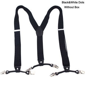 Strong Black Leather Mens Belted Pants Hanger Business Casual Elastic Waist Belt for plus Size Seniors Trouser Suspenders