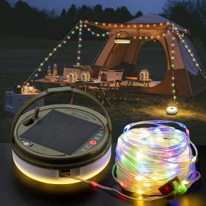 Keluojing | Outdoor Camping Lamp Solar USB Charging Ambiance Light