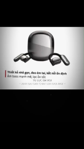 Tai nghe bluetooth HP h23d in ear âm rõ bass mạnh bluetooth 5.3 pin trâu sạc type c