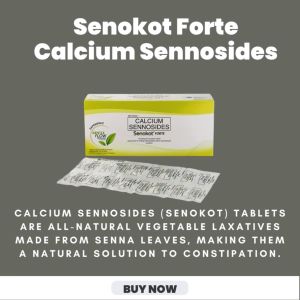 Senokot Forte Calcium Sennosides 17.54mg 10 Tablets
