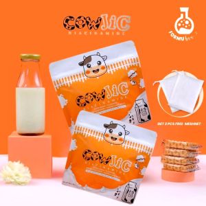 cowjic niacinamide soap l 4 pcs in pack l kojic + cows milk soap l whitening moisturizing