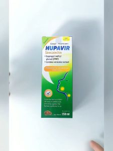 Nước súc miệng họng thảo dược Hupavir Sinecatechin sạch khuẩ.n virus 250ml