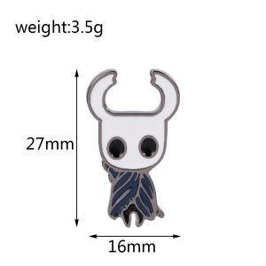 Bandai | Hollow Knight Enamel Pin Insectoid Knight Pins Badge Metroidvania Style Video Game Brooch For Backpack Bag Accessories