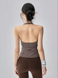 FITNESSGIRL | Halter Padded Sports Bra for Yoga Pilates