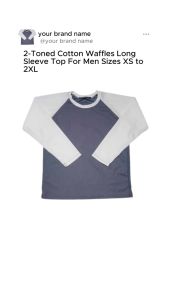 ACS Waffles Raglan Long Sleeves Sizes XS-XXL For Men