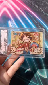 Thẻ Khung slab label 10 Point One Piece chibi nhóm mũ rơm đô hiếm MR RY-MR-03 Nf39 4