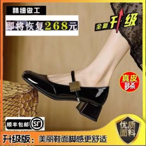 Eircan Clearance Sale: 2024 Autumn New Style Women's Chunky Heel Shoes