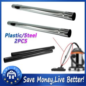 【Local Delivery】 2Pcs Vacuum Cleaner Extension Wands Steel Plastic Tubes Straight Pipes Suitable for Brush Interface Inner Diameter 32mm Clean Inaccessible Areas VC-Tube-Steel