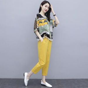 Shalldoer | Fashionable Cotton Linen Two Piece Set Casual Summer Dress