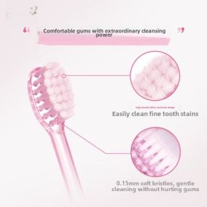 Ora2 Ultra Fine Brush Top Dental Care Toothbrush Soft Bristles Small Head Gum Protection Deep Clean Brightening for Adults