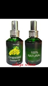 GRAPE SEED OIL PLUS 60ML | MINYAK BIJI ANGGUR | PERAWATAN RAMBUT