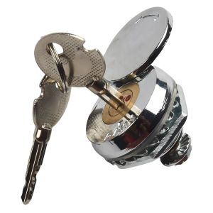 Cam Lock Padlock Door Lock For Security Door Lock Cylinder With Cover With 2 Keys 22 X 16mm Aluminum Alloy Cabinet Mailbox