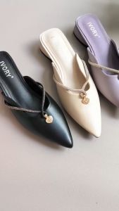 IVORY Sepatu Heels Wanita Tinggi 3.5cm Import MU19-690