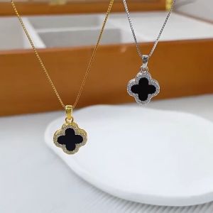 Fy💙 Kalung Semanggi Berlian & Kalung Gadis Korea