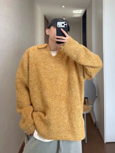 YEBO | Soft and Comfortable V-Neck Sweater for Men and Women Autumn and Winter