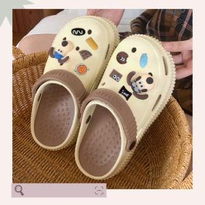 Psion Thorn รองเท้ารัดส้นหัวโต รองเท้าเฟชั่น แบบดีไซน์น่ารัก มีตัวติดน้องหมาน้อยน่ารัก สั่งให้เข้ามากันได้ พื้นผสม เพื่อเพิ่มความสูง พร้อมส่งในประเทศไทย