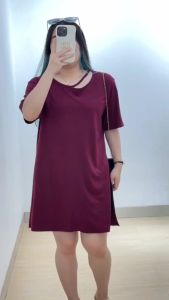 3859 kaos leon whole long top bigsize oversize bubble