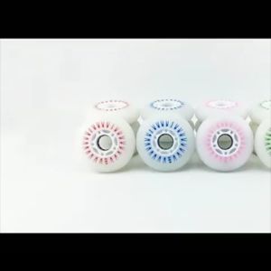 Wheels Inline Skate Ban Karet 90a 70mm Ban Sepatu Roda Luminous Skating Wheels Untuk Roller Skate