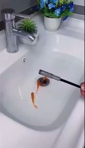 Alat Capit Saluran Pipa Multifungsi Kawat Stainless Fleksibel Saluran Air Kamar Mandi Wastafel Anti Mampet/SIMPLE