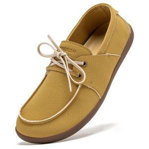 HOBIBEAR | HOBIBEAR Women Wide Toe Loafers Barefoot Artificial Leather Slip on Shoes Lightweight Comfortable Flats Shoes